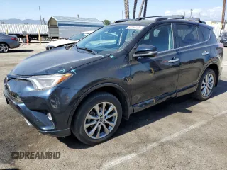 2017 Toyota RAV4 Limited with VIN 2T3DFREV5HW574805, listed as a Copart auction lot 57156025 with 23,150 mi miles and Salvage title. Bid and sale history available at DreamBid. Image 1.