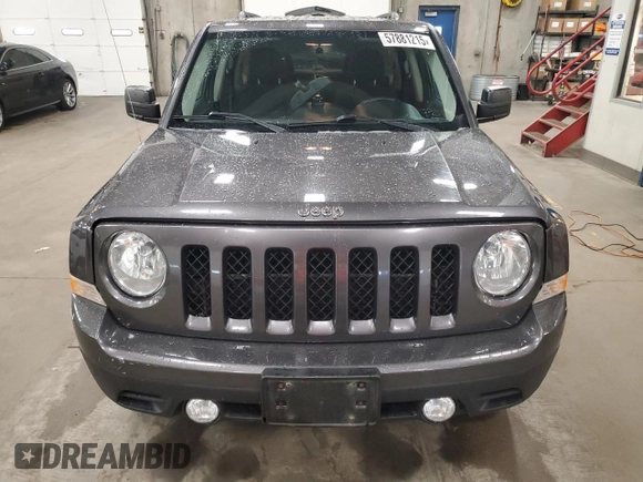 2016 Jeep Patriot High Altitude with VIN 1C4NJRFB5GD697474, listed as a Copart auction lot 57881215 with 152,127 mi miles and Salvage title. Bid and sale history available at DreamBid. Image 5.