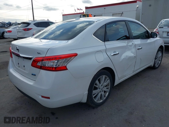 2014 Nissan Sentra S with VIN 3N1AB7APXEL655136, listed as a IAAI auction lot 41597149 with 98,706 mi miles and . Bid and sale history available at DreamBid. Image 4.