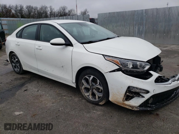 2021 Kia Forte LXS with VIN 3KPF24AD2ME410695, listed as a Copart auction lot 43948495 with 114,009 mi miles and Salvage Title. Bid and sale history available at carsss.com. Image 4.