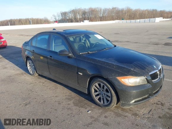 2007 BMW 3 Series 328i with VIN WBAVA33517KX71235, listed as a IAAI auction lot 41844096 with 202,111 mi miles and . Bid and sale history available at DreamBid. Image 1.