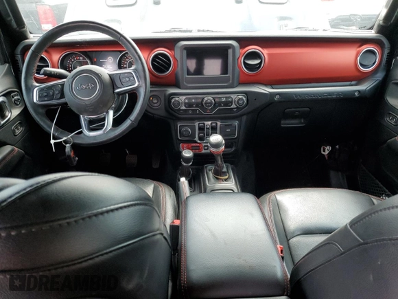 2018 Jeep Wrangler Unlimited Rubicon with VIN 1C4HJXFG8JW232955, listed as a Copart auction lot 49898225 with 22,717 mi miles and Salvage title. Bid and sale history available at DreamBid. Image 8.