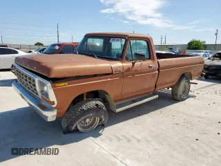 1978 Ford F-150 z VIN F14HRCG4756, wystawiony jako Copart lot #59970475 z przebiegiem 55 026 mil mil oraz Czysty tytuł • Clean title. Historia ofert i sprzedaży dostępna na DreamBid. Obrazek 1.
