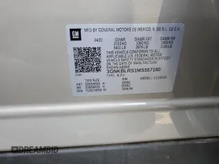 2021 Chevrolet Blazer Premier with VIN 3GNKBLRS1MS557160, listed as a Copart auction lot 45052785 with 34,145 mi miles and Salvage title. Bid and sale history available at DreamBid. Image 15.