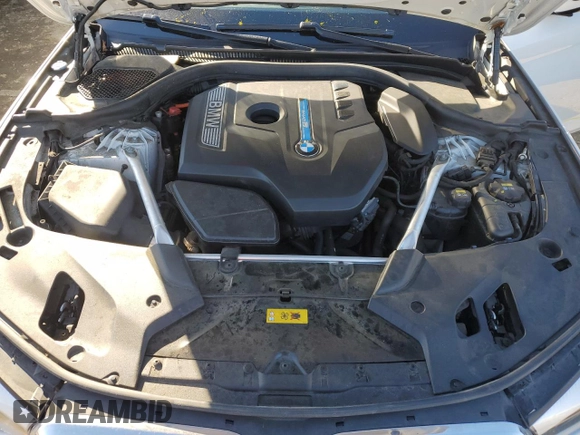 2020 BMW 5 Series 530e with VIN WBAJA9C00LCD30709, listed as a Copart auction lot 86218294 with 154,841 mi miles and Salvage title. Bid and sale history available at DreamBid. Image 11.