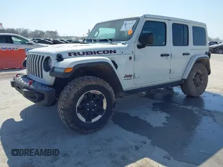 2021 Jeep Wrangler Unlimited Rubicon with VIN 1C4HJXFG7MW531678, listed as a IAAI auction lot 41781874 with 32,440 mi miles and . Bid and sale history available at DreamBid. Image 17.