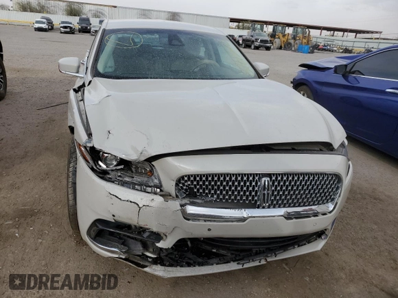 2020 Lincoln Continental Standard with VIN 1LN6L9VK5L5601259, listed as a Copart auction lot 87613025 with 50,186 mi miles and Salvage Title. Bid and sale history available at carsss.com. Image 5.