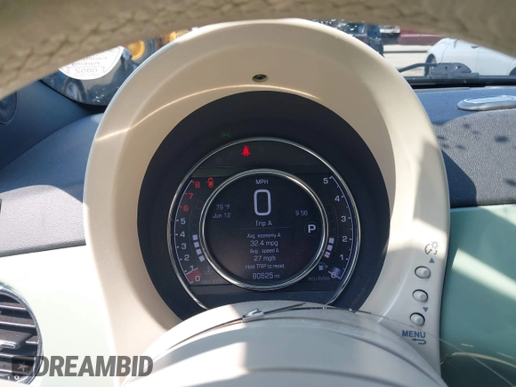 2015 FIAT 500 Sport с VIN 3C3CFFBR7FT560611, выставлен на аукционе IAAI как лот 42471214 с пробегом 80 625 миль миль и . История ставок и продаж доступна на DreamBid. Изображение 7.