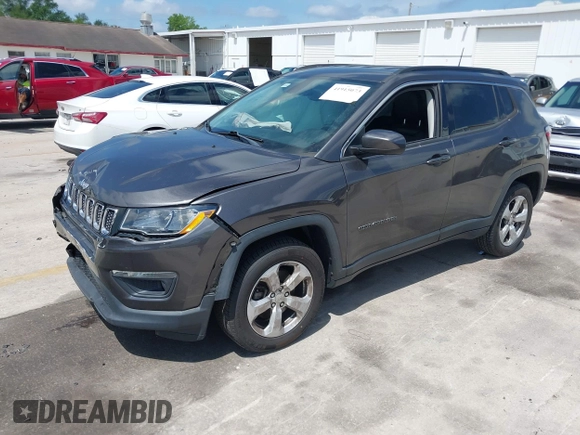 2020 Jeep Compass Latitude with VIN 3C4NJCBB3LT136018, listed as a IAAI auction lot 41915073 with 80,785 mi miles and . Bid and sale history available at carsss.com. Image 17.
