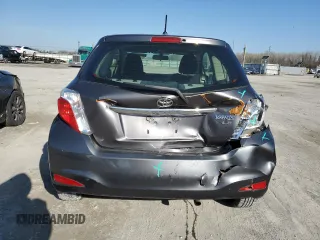 2013 Toyota Yaris L with VIN JTDJTUD37DD559468, listed as a Copart auction lot 48627254 with 141,672 mi miles and Salvage Title. Bid and sale history available at carsss.com. Image 6.