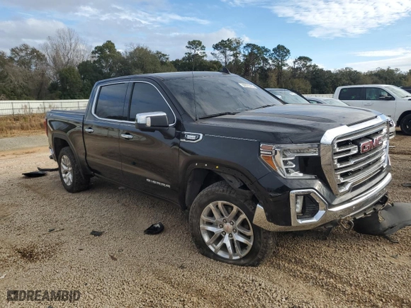 2020 GMC Sierra 1500 SLT with VIN 3GTU9DET7LG237389, listed as a Copart auction lot 88675015 with 86,156 mi miles and Salvage Title. Bid and sale history available at carsss.com. Image 4.