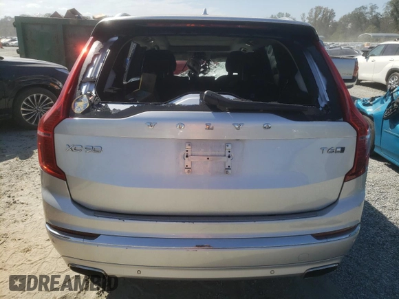 2020 Volvo XC90 Inscription with VIN YV4A22PL1L1612357, listed as a Copart auction lot 75115234 with 0 mi miles and Salvage Title. Bid and sale history available at carsss.com. Image 6.