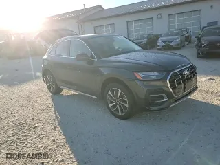 2021 Audi Q5 Premium with VIN WA1AAAFYXM2079279, listed as a Copart auction lot 41403405 with 20,520 mi miles and Salvage Title. Bid and sale history available at carsss.com. Image 14.