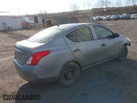 2012 Nissan Versa SV with VIN 3N1CN7AP5CL929890, listed as a IAAI auction lot 41839007 with 145,375 mi miles. Bid and sale history available at carsss.com. Image 4.