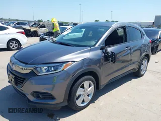 2019 Honda HR-V EX with VIN 3CZRU5H55KM721708, listed as a IAAI auction lot 41993315 with 52,061 mi miles. Bid and sale history available at carsss.com. Image 2.