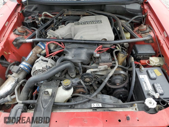 1994 Ford Mustang с VIN 1FALP42D9RF190235, выставлен на аукционе Copart как лот 59767354 с пробегом 63 585 миль миль и Списание • Salvage title. История ставок и продаж доступна на DreamBid. Изображение 11.