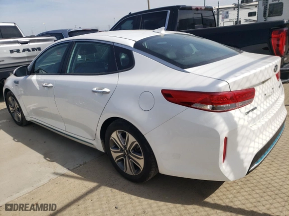2017 Kia Optima Plug-In Hybrid EX with VIN KNAGV4LD2H5011454, listed as a Copart auction lot 48022875 with 157,087 mi miles and Clean Title. Bid and sale history available at carsss.com. Image 2.