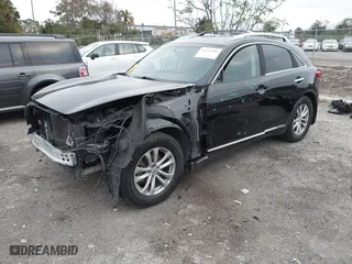 2012 Infiniti FX35 with VIN JN8AS1MU3CM121835, listed as a IAAI auction lot 41261709 with NaN miles. Bid and sale history available at carsss.com. Image 18.