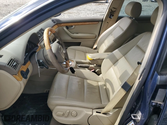 2006 Audi A4 2.0T with VIN WAUKF78E16A163725, listed as a Copart auction lot 71158194 with 137,702 mi miles and Salvage Title. Bid and sale history available at carsss.com. Image 7.