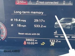 2019 Audi A6 Prestige with VIN WAUM2AF22KN044384, listed as a IAAI auction lot 41811753 with 38,602 mi miles and . Bid and sale history available at DreamBid. Image 15.