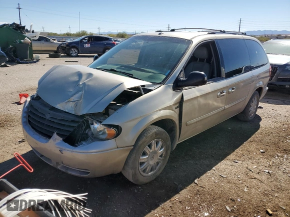 2007 Chrysler Town & Country LWB Touring with VIN 2A8GP54L97R280229, listed as a Copart auction lot 79124214 with 135,668 mi miles and Salvage Title. Bid and sale history available at carsss.com. Image 1.