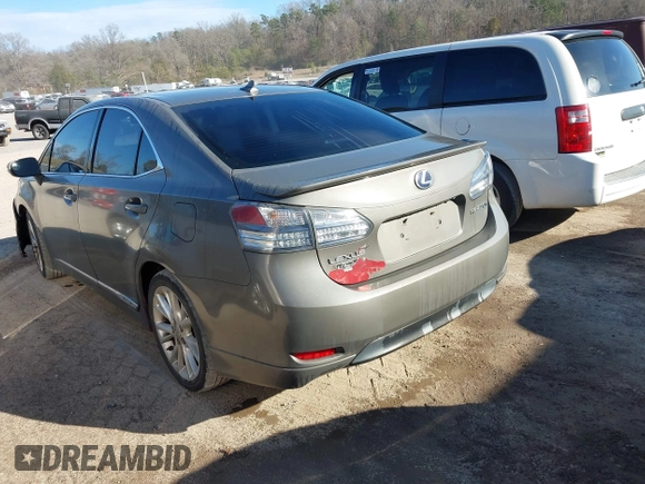 2010 Lexus HS 250h with VIN JTHBB1BA8A2002792, listed as a IAAI auction lot 41677476 with 234,587 mi miles and . Bid and sale history available at DreamBid. Image 3.
