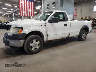 2010 Ford F-150 XL with VIN 1FTMF1C87AKA74335, listed as a Copart auction lot 55800515 with 418,283 mi miles and Salvage title. Bid and sale history available at DreamBid. Image 1.