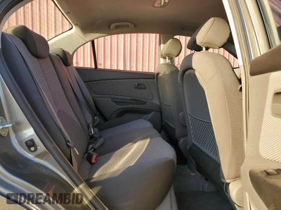 2010 Kia Rio with VIN KNADH4B33A6691688, listed as a Copart auction lot 82578714 with 41,796 mi miles and Clean Title. Bid and sale history available at DreamBid. Image 10.