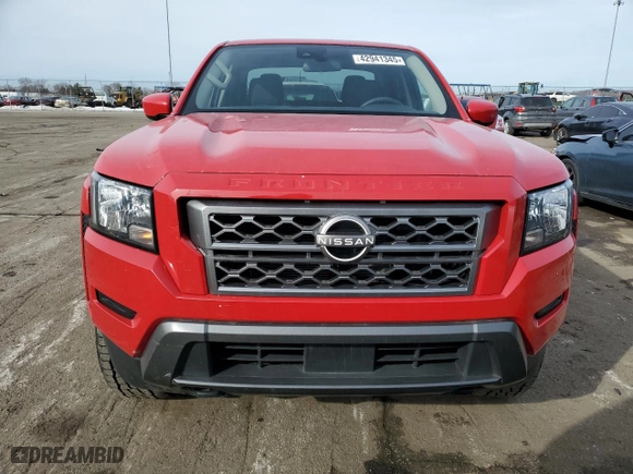2022 Nissan Frontier PRO-4X with VIN 1N6ED1EK4NN672872, listed as a Copart auction lot 42941345 with 17,044 mi miles and Salvage Title. Bid and sale history available at carsss.com. Image 5.