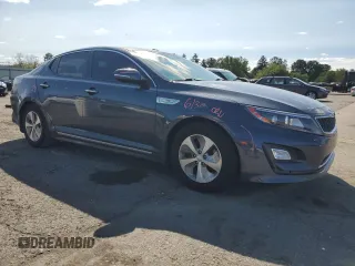 2015 Kia Optima Hybrid with VIN KNAGM4AD8F5084301, listed as a Copart auction lot 69956994 with 92,468 mi miles and Salvage Title. Bid and sale history available at carsss.com. Image 4.