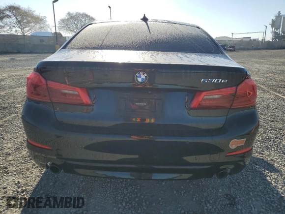 2020 BMW 5 Series 530e with VIN WBAJA9C05LCD74527, listed as a Copart auction lot 47013875 with Not Provided miles and Salvage Title. Bid and sale history available at DreamBid. Image 6.