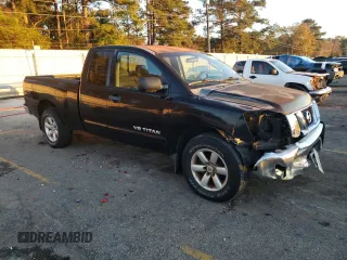 2008 Nissan Titan SE with VIN 1N6BA06A68N354722, listed as a Copart auction lot 86908464 with 84,564 mi miles and Salvage Title. Bid and sale history available at carsss.com. Image 4.