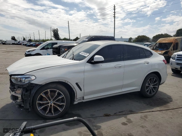2021 BMW X4 xDrive30i with VIN 5UX2V1C01M9E03922, listed as a Copart auction lot 48335205 with 58,867 mi miles and Non Repairable. Bid and sale history available at carsss.com. Image 1.