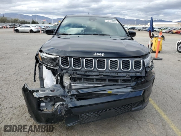 2025 Jeep Compass Sport with VIN 3C4NJDAN8ST503124, listed as a Copart auction lot 48142925 with 4,699 mi miles and Salvage title. Bid and sale history available at DreamBid. Image 5.