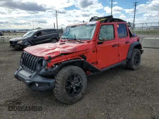 2022 Jeep Wrangler Unlimited Sport S with VIN 1C4HJXDG2NW133492, listed as a Copart auction lot 68730984 with Not provided miles and Clean title. Bid and sale history available at DreamBid. Image 1.