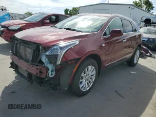 2018 Cadillac XT5 AWD with VIN 1GYKNBRS1JZ203982, listed as a Copart auction lot 52593445 with 46,908 mi miles and Salvage title. Bid and sale history available at DreamBid. Image 1.