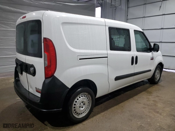 2017 Ram ProMaster City Cargo Van Tradesman with VIN ZFBERFAB3H6E48049, listed as a Copart auction lot 47078265 with 198,206 mi miles and Salvage Title. Bid and sale history available at carsss.com. Image 3.