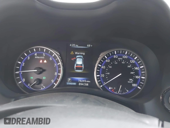 2015 Infiniti Q50 Premium с VIN JN1BV7APXFM352439, выставлен на аукционе IAAI как лот 41585855 с пробегом 78 245 миль миль и . История ставок и продаж доступна на DreamBid. Изображение 7.