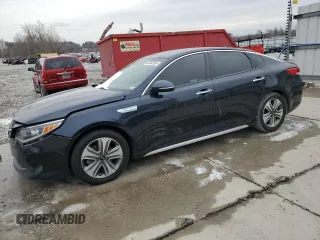 2017 Kia Optima Hybrid EX with VIN KNAGU4LE9H5012046, listed as a Copart auction lot 45362885 with 93,719 mi miles and Salvage Title. Bid and sale history available at carsss.com. Image 1.