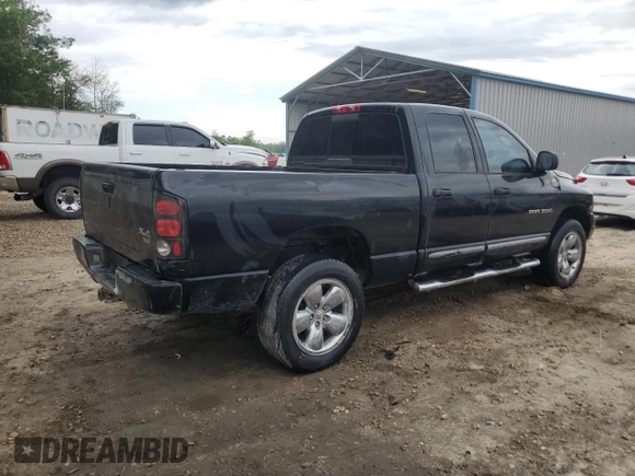 2005 Dodge 1500 SLT with VIN 1D7HU18D15J594982, listed as a Copart auction lot 55433245 with 279,399 mi miles and Salvage Title. Bid and sale history available at DreamBid. Image 3.
