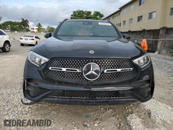 2023 Mercedes-Benz GLC with VIN W1NKM4GB9PU025907, listed as a Copart auction lot 45935185 with 0 mi miles and Salvage Title. Bid and sale history available at carsss.com. Image 5.