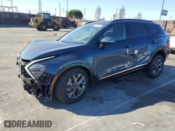 2025 Kia Sportage SX-Prestige with VIN KNDPXCDG5S7181173, listed as a Copart auction lot 46571485 with 2,232 mi miles and Salvage title. Bid and sale history available at DreamBid. Image 1.