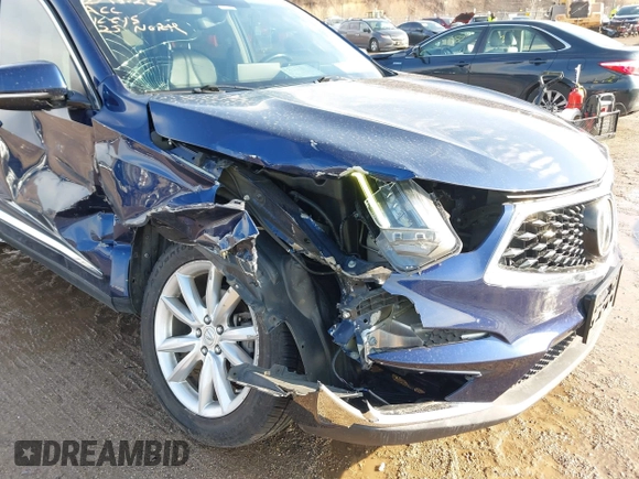 2019 Acura RDX with VIN 5J8TC2H35KL011819, listed as a IAAI auction lot 41672609 with 107,750 mi miles and . Bid and sale history available at DreamBid. Image 6.