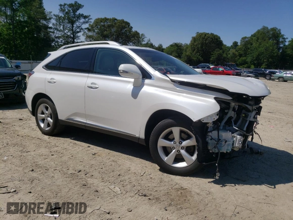2015 Lexus RX 350 with VIN 2T2BK1BAXFC312206, listed as a Copart auction lot 59366385 with Not provided miles and Salvage title. Bid and sale history available at DreamBid. Image 4.