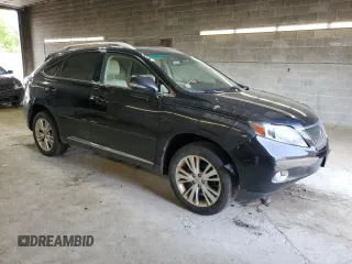2012 Lexus RX 450h with VIN JTJBC1BAXC2432788, listed as a Copart auction lot 58899685 with Not provided miles and Salvage title. Bid and sale history available at DreamBid. Image 4.