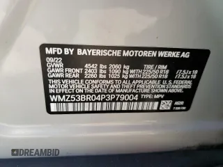 2023 MINI Countryman Cooper S with VIN WMZ53BR04P3P79004, listed as a Copart auction lot 74122134 with 24,041 mi miles and Salvage Title. Bid and sale history available at carsss.com. Image 14.