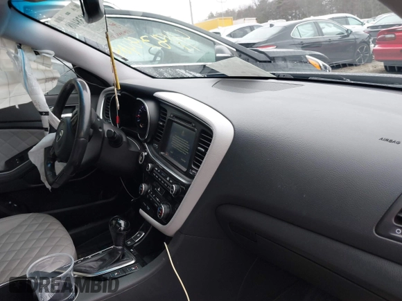 2014 Kia Optima SXL Turbo with VIN 5XXGR4A68EG283865, listed as a IAAI auction lot 41838408 with 178,582 mi miles and . Bid and sale history available at DreamBid. Image 5.