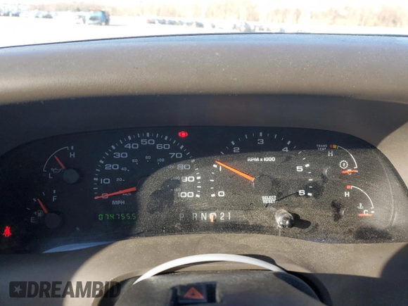 2002 Ford F-350 XL with VIN 1FTSF31S72EA70741, listed as a Copart auction lot 87664435 with 74,755 mi miles and Clean Title. Bid and sale history available at DreamBid. Image 9.
