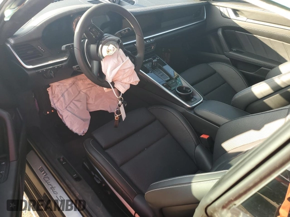 2024 Porsche 911 Turbo with VIN WP0AD2A99RS253482, listed as a Copart auction lot 80100954 with 0 mi miles and Salvage Title. Bid and sale history available at carsss.com. Image 8.