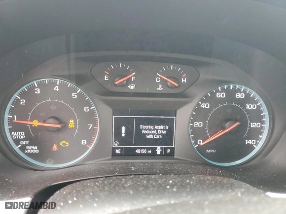 2023 Chevrolet Traverse LS with VIN 1GNERFKW9PJ236089, listed as a Copart auction lot 46489225 with 48,156 mi miles and Salvage Title. Bid and sale history available at carsss.com. Image 9.